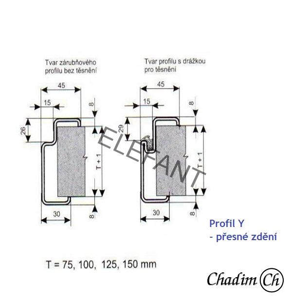 zárubeň Y-150 / 1100L ocel